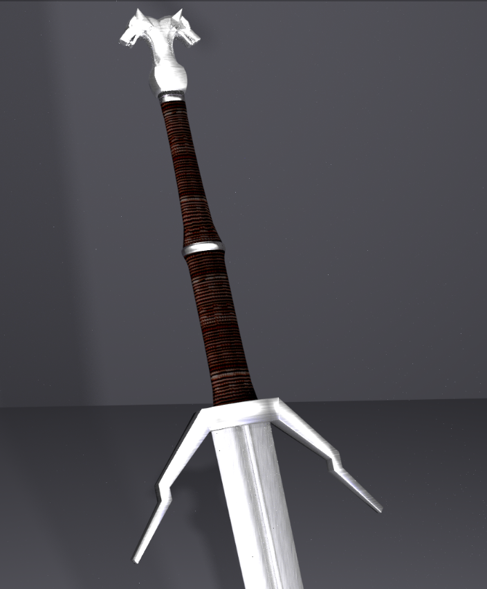 Geralts silver sword preview image 1